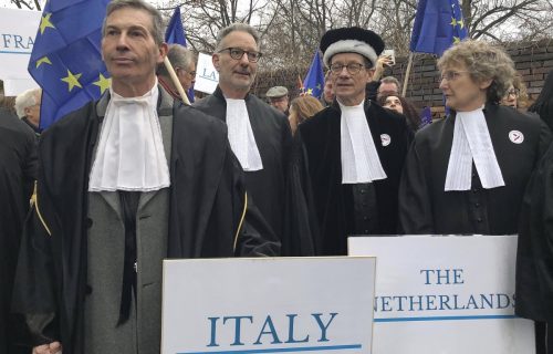 Sudije Evropa protesti