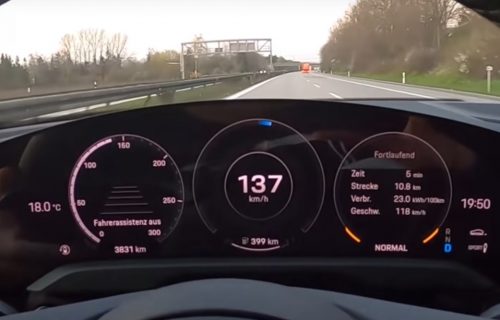 Kakva baterija: Električni Porsche “pojeo” 1.000 kilometara (VIDEO)