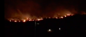 Veliki požar u Podgorici, jak vetar otežava gašenje (FOTO+VIDEO)